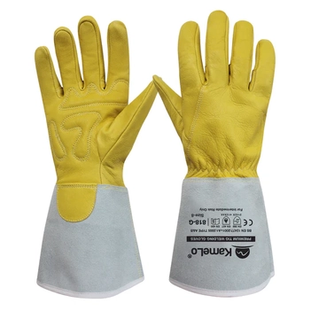 TIG Welding Leather XL Gloves KameLo 818-G-XL