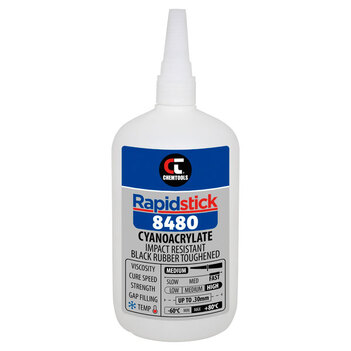 8480 Instant Adhesive 500g Toughened Black