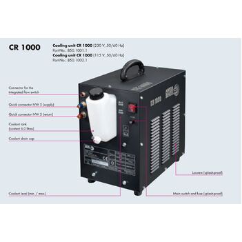 Water Cooler CR1000 Binzel 850.1001.1