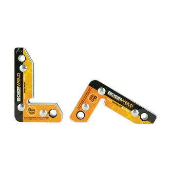 Right Angle Magnets 2 Pce set Bossweld 886035