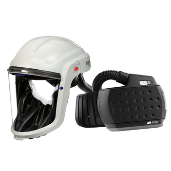 3M Versaflo M-Series Face Shield M-207 with Heavy-Duty Adflo PAPR Respirator 890207HD