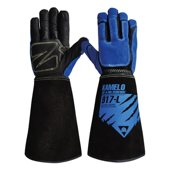 Cut and Fire Resistant Heavy Duty Work Safety XL Gloves KameLo 917-L-XL