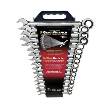 GEARWRENCH 16pc Ratchet Set Metric