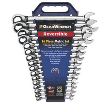 GEARWRENCH 16pc Rev Ratchet Set Metric