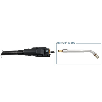 Robotic Air Cooled MIG/MAG Welding Torch 45° Abirob A 300 Neck Binzel 980.1146.1