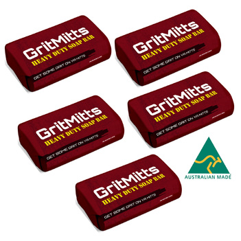 Soap Bar Heavy Duty GritMitts Triple 7 AAGMBR 100g (Pack of 5pcs)