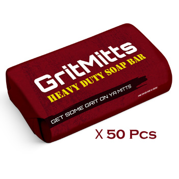 Soap Bar Heavy Duty GritMitts Triple 7 100g AAGMBR-50  (Pack of 50)