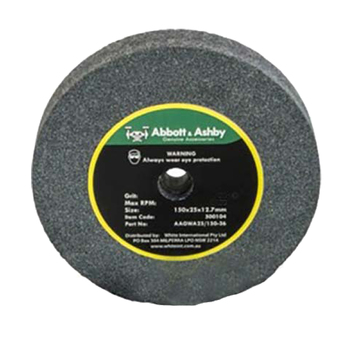 Wheel Grinding Aluminium M Oxide 25x150 - 60GRIT Abbott & Ashby 500105 AAGWA25/150-60