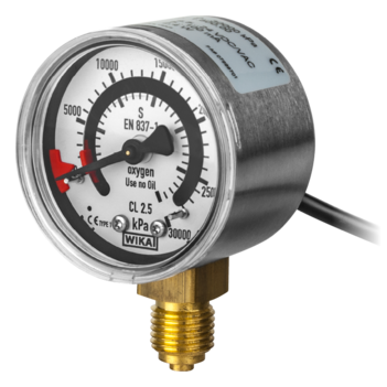 Contact Alarm Gauge 1,000 kPa 0 - 30,000 kPa Stainless Steel 1/4" BSP ACG1000S