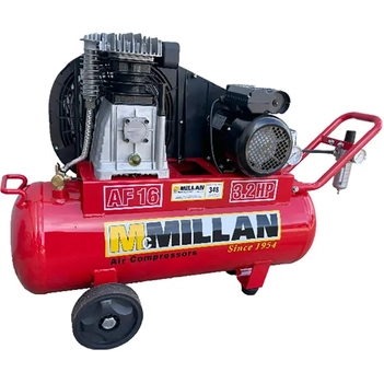MCMILLAN 240V Air Compressor 15amp 3.2HP Belt Drive 348L/min FAD.