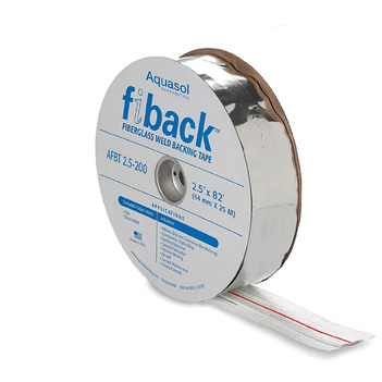 Fiberglass Weld Backing Tape Fiber 200a 64mm x 25m Fiback AFBT-2.5-200