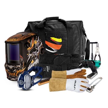 Apprentice Kit With Professional Series Samurai Helmet & Respirator Unimig AK11021
