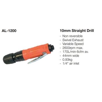 Alliance AL-1200 10MM Straight Drill