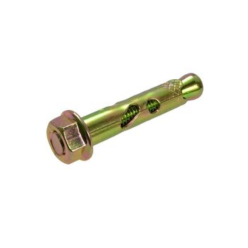 Zinc Hex Sleeve Anchor With Nut 12mm x 130mm Bremick ASNMZ121302 Pack of 20