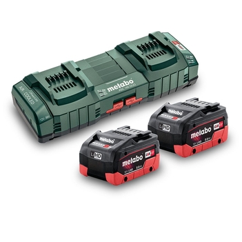 18V 8.0 LiHD Cordless Battery & Charger Duo Kit Metabo AU62749808