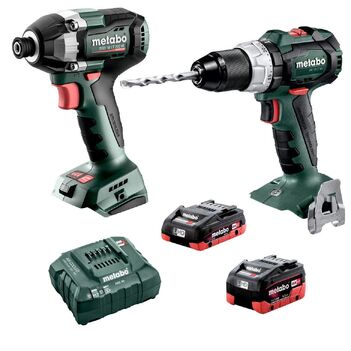 18V 2 Piece Brushless Drill/Driver Combo Kit (1 x 5.5Ah & 1 x 4.0Ah) Metabo AU68204450