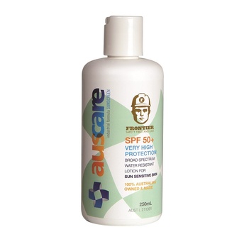 Frontier Auscare Sunscreen 250ml Flip Top Bottle