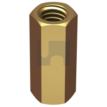 M36 X 70mm Zinc Yellow Passivate Finish Hex Coupler Class 5 Metric Hobson AXHC05YCM36 Pack of 5