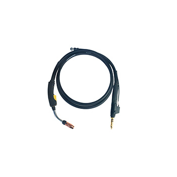 Gun with fixed medium 45 deg. neck, 3m cable, 1.2 tip, Miller Connector BERNARD™ BEQ4010AR8EMC