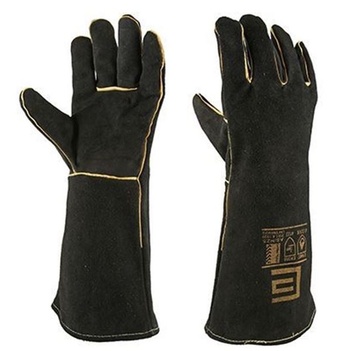 Welders Gloves Black And Golden 404mm Elliotts BGFLW16
