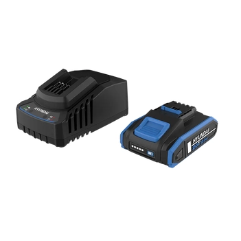 20V 2.0Ah Li-ion Battery & Charger Kit - Fast Changing, Compact, Reliable Hyundai BI20-2/C20-2