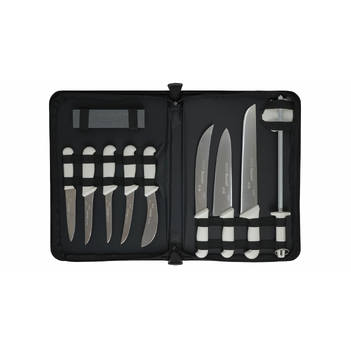 Butcher Knife Set 11 Pc White Starrett BKK-11W