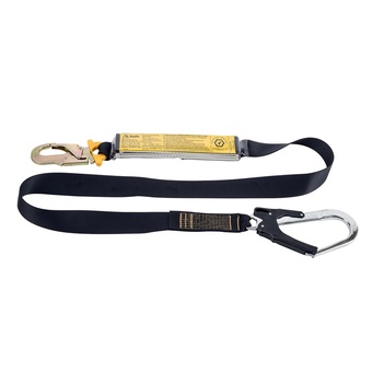 Webbing Lanyard Single Tail 1.5m With Snap Hooks