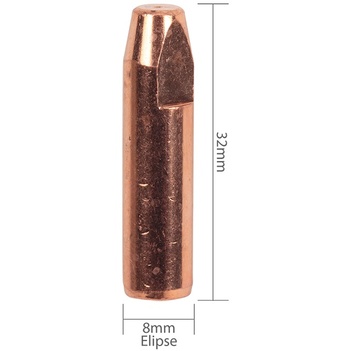 Bernard Style 200/300 Amp Elliptical Contact Tips BNDElliptical-S