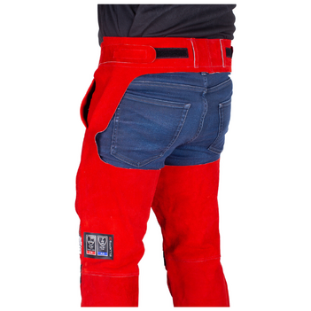 Big Red Welders Seatless Trousers Elliots BRWTSLSML Size small