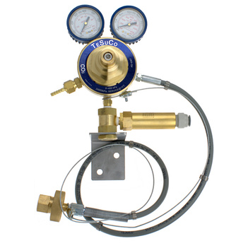 Beverage Regulator 2 Stage Wall Mount Stem and Hand Wheel main image