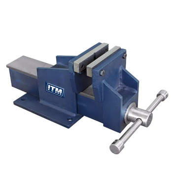 TM102-100 100mm Fabricated Steel Bench Vices Straight Jaw