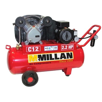 Air Compressor C-Series 240V 2.2 HP 60 Litre Tank Mcmillan C12