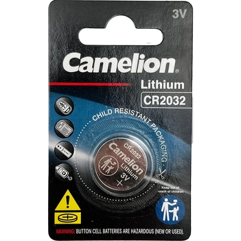Lithium Button Cell CR2032 Single Card Camelion CA2032