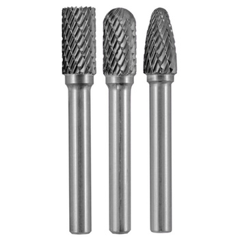 Carbide Burr Set Blister Pack- 3 Piece SB3/SC3/SF3 Holemaker CB-SET-03