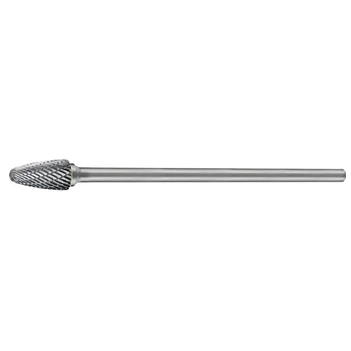 Carbide Burr Extended Tree Shape Radius End 1/4" X 5/8" Head 1/4" X 6" Shank DC (CB-SF1L6)