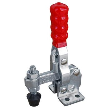 Toggle Clamp Vertical Flanged Base Straight Handle 91kg Cap 32.9mm Reach ITM CH-12050