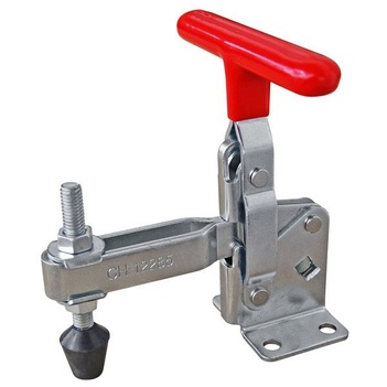 Toggle Clamp Vertical Flanged Base Tee Handle 340kg Cap 85.1mm Reach ITM CH-12285