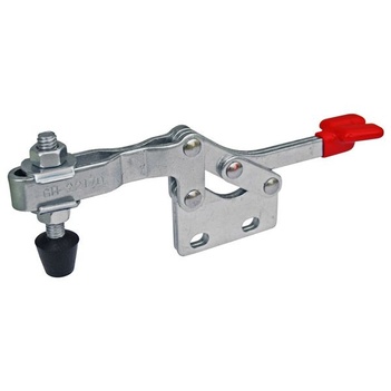 Toggle Clamp Horizontal Straight Base Flat Handle 250kg Cap 71.4mm Reach ITM CH-22170