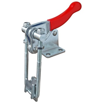 Toggle Clamp Stainless Steel Corner Latch Flanged Base Str Handle 900kg Cap 154mm Reach ITM CH-40344-SS