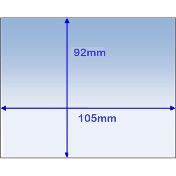 Clear Inner Lens 105 x 92mm For Weldclass Promax 500 PKT:5