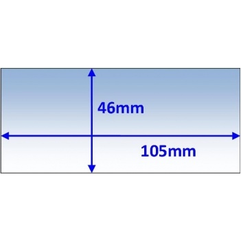 Clear Inner Lens 105 x 46mm Suits Cigweld Weldskill CL10546-5 PKT:5 