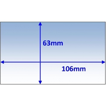 Clear Inner Lens 106 X 63mm Suits Weldclass Platinum 600 / WIA View FX & Miller Elite 