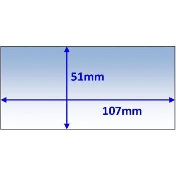 Clear Inner Lens 107 x 51mm Suits various Models of Weldclass/ WIA & Others PKT:5  