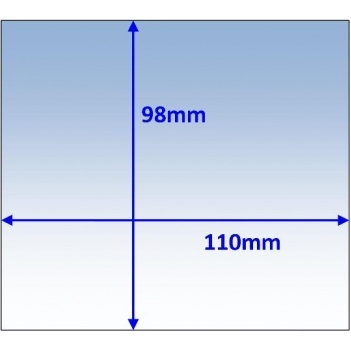 Clear Outer 110 x 98mm Lens Suits Weldguard, Translight & Others CL11098-10 Pkt: 10