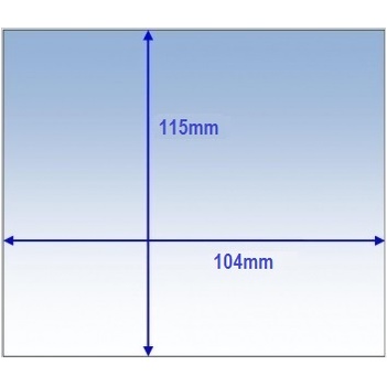 Clear Lens 115mm x 104mm CL115104-5 Pkt : 10