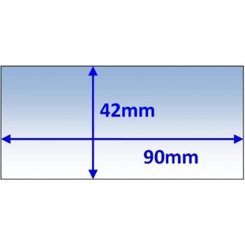 Clear Inner Lens for 90 X 42mm PKT : 5