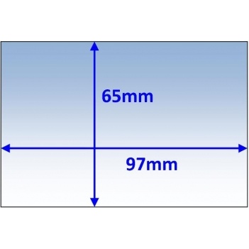 Clear Inner Lens 97 x 65mm Suits Cigweld Proplus PKT:5