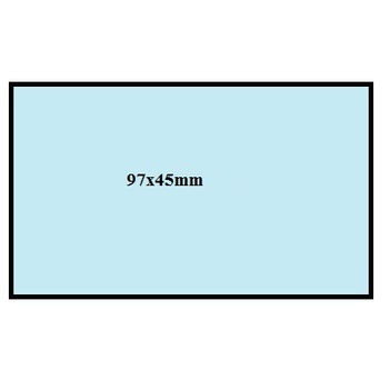 97x45mm Welding Clear Lens