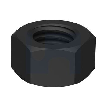 Plain Finish Plow Nut Grade 8 Imperial Hobson