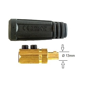 Cable Plug Male 35-50 mm Sq Cable CP3550